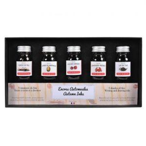 Image de Herbin 18503T - Coffret Encres automnales, 5 flacons de 10ml