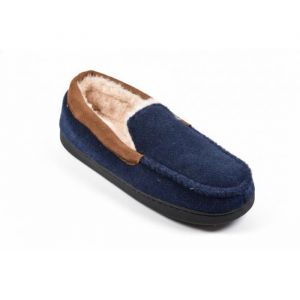 Ozabi Chaussons Charentaise fourrée homme Pantoufle PREMIUM MU9733 MARINE