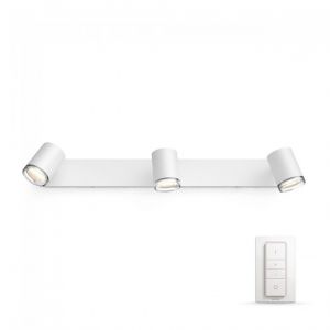 Philips Spot Hue Ambiance White Adore Blanc, 3 lumières, Télécommandes - Intemporel - Intérieur - Adore - Délai de livraison moyen: 6 à 10 jours ouvrés. Port gratuit France métropolitaine et Belgique dès 100 €.