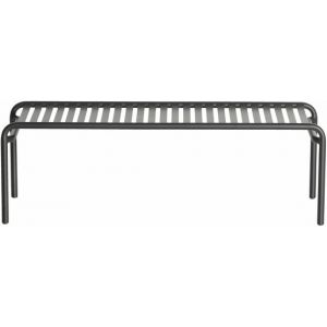 Image de Petite friture Table basse Week-End / Large - 127 x 51 cm noir en métal