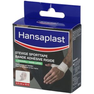 Hansaplast Bande Adhésive Rigide Sans latex 2,5 cm x 10 m