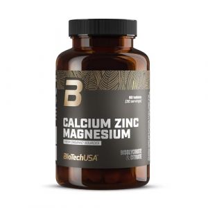 Biotech USA Calcium Zinc Magnésium 90 comprimés - Magnésium
