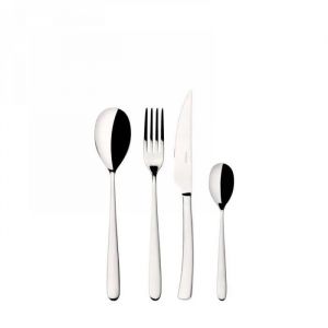 Bugatti M&eacute;nag&egrave;re - Preludio - 24 Pi&egrave;ces - Acier Inoxydable 18/10 - Design Moderne - Compatible Lave-Vaisselle