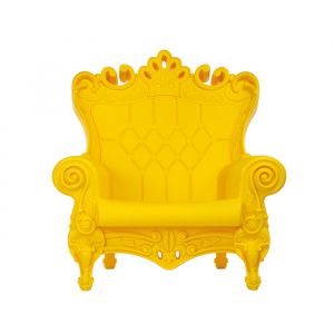Slide Fauteuil enfant en plastique design moderne Little Queen Of Love Couleur: Jaune