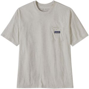 Patagonia Regenerative Organic Certified Cotton Tee-shirt léger à poche Homme, blanc M T-shirts