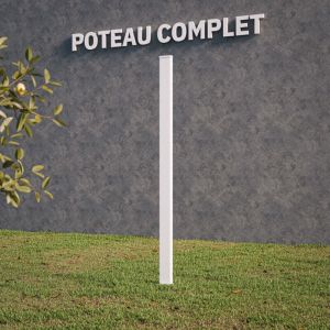 Poteau Complet SLIM 180 cm - Blanc