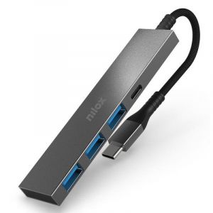 Nilox Concentrateur USB C 3XUSB 3.0 1XUSBC