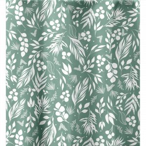 Calitex Nappe ronde ERBARIO TOILE CIREE Vert