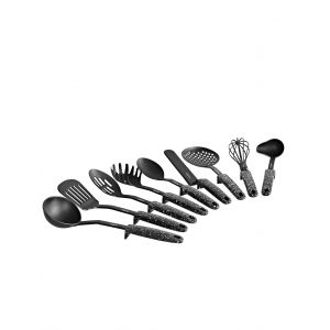 Stoneline Lot de 9 ustensiles de cuisine multicolore