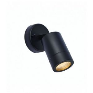 Image de Spot ext&eacute;rieur Palin Acier inoxydable Peinture noire mate