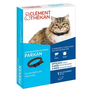 Clément Thékan Parkan Collier Antiparasitaires Chat 38cm
