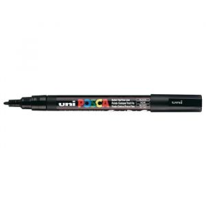 Uni Ball Marqueur Pte conique fine POSCA PC3M 0,9 - 1,3mm Noir