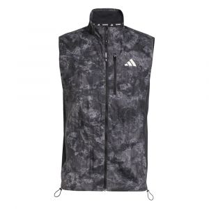 Adidas Own The Run Gilets De Course Hommes - Gris, Noir, Taille XXL