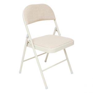 Chaise Flexy Plus en tissu chiné beige