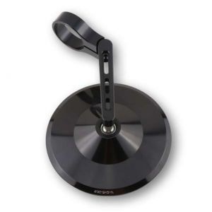 Highsider Miroir guidon MONTANA 2, noir anodisé, E Certifié