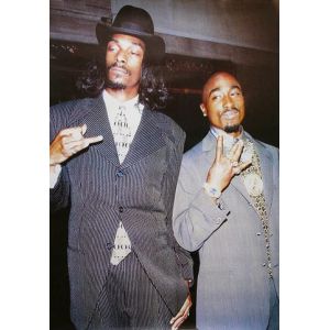 Close Up Poster Snoop Dogg and Tupac