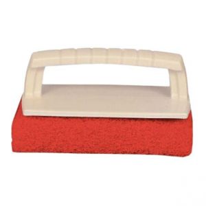 Starbrite Scrub Pad with Handle Medium Red Entretien et maintenance