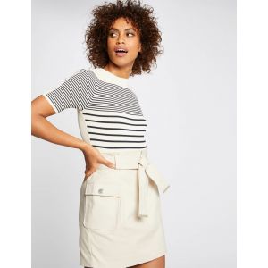 Morgan Jupe ceinturée JATINA Skirt, Ficelle, T42 Womens