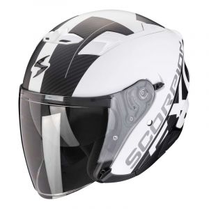 Scorpion Exo Casque jet -230 QR blanc mat/noir- L