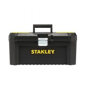 Stanley Essential Tool Box (16in), solution de rangement durable avec plateau amovible et organiseurs, pour le rangement des pièces et des outils, STST1-75518