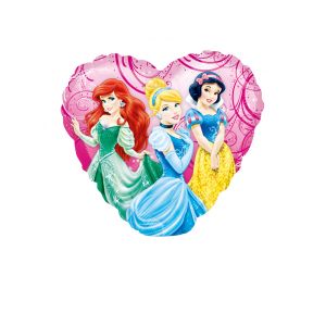 Amscan Ballon Coeur Gonfl&eacute;-Princesse Disney&copy;-.
