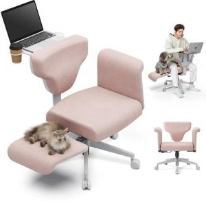 Newtral Chaise Multi-Positions Freedom-X-Fb Avec Accoudoirs Pour Maquillage À Domicile, Rose
