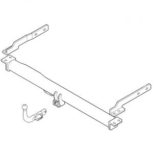 Attelage ''col de cygne'' démontable sans outils BOSAL 044-503