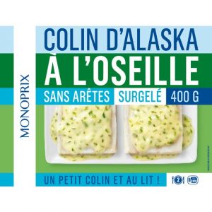 Monoprix Colin d'Alaska &agrave; l'oseille