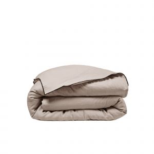 Housse de couette 240x220 cm Ficelle et bourdon noir en Lin