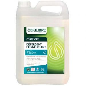 D&eacute;tergent D&eacute;sinfectant Multi Surfaces Concentr&eacute; x 8 Bidons de 5L Action Pin