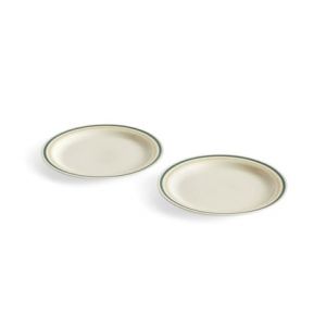 Hay Set de 2 plateaux de Sombremesa - vert / sable