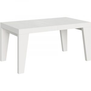 Image de Table Naxy Extensible Frêne Blanc 90x160 Allongée 420