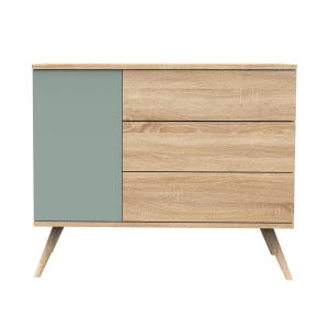 Sauthon Commode 3 porte Seventies MARRON