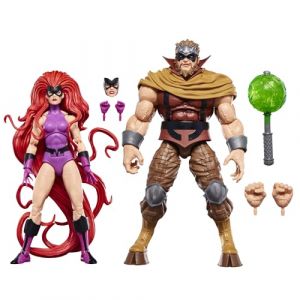 Marvel Legends Series, Pack de 2 Figurines Inhumans Marvel’s Medusa et Marvel’s Gorgon