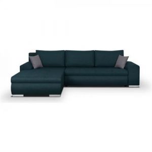 Canapé d angle con ible réversible coffre de rangement Tissu L 289 P 94 188 H 88