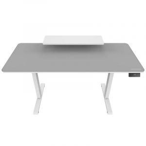Cougar Mesa Gaming 120 cm MDF Blanc R&eacute;glage &Eacute;lectrique Ergonomique