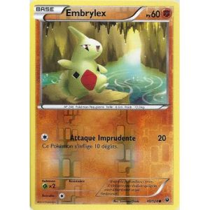 Asmodée Embrylex - Carte Pokemon 40/124 Holo reverse