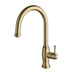 Image de Cristina Ondyna Mitigeur pour évier de cuisine vieux bronze avec bec orientable Rétro CANOVA KA51592