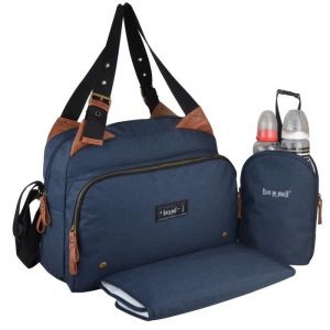 Image de Baby on Board Sac à langer titou moonlight bleu denim/cognac