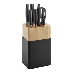 Zwilling Now S Bloc de couteaux 7-pcs, Bois d'hévéa