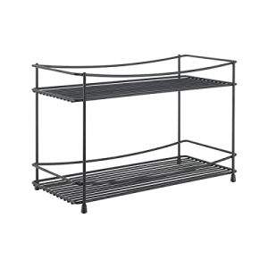 Metaltex Tagère 2 Niveaux oregano Série lava de Finition Touch-Therm Couleur Noir