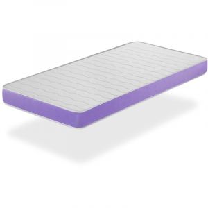 Matelas en mousse respirante 90X200 KEA, Epaisseur 14 CM, Ergonomique et adaptable