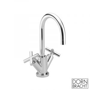 Image de Dornbracht Tara, mélangeur lavabo monotrou, avec vidage automatique, saillie 135 mm, 22512892, Coloris: chrome - 22512892-00