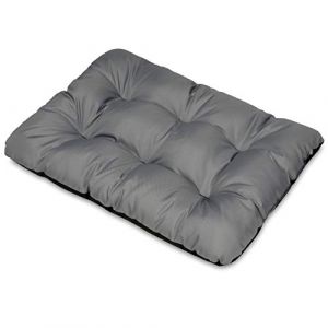 SuperKissen24 Tapis pour Chien Coussin pour Chien Petit Moyen et Grand - Matelas Chien Lavable et Imperméable - Gris XL