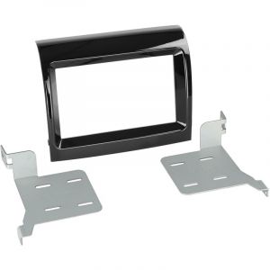 Adnauto - Kit Support autoradio compatible avec Jumper Ducato Boxer Movano 14-23 - 2Din Noir brillant - voir liste