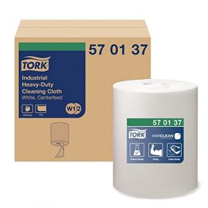 Tork Chiffons de nettoyage industriels extra-robustes, blanc W1/2/3 570137