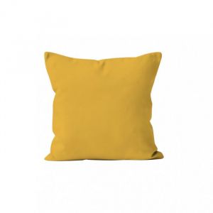 Image de Soleil d'Ocre Coussin déhoussable 60x60 cm ALIX jaune radieux, par