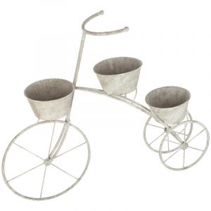 Image de Vélo Porte Plante "Garden" 71cm Gris Prix