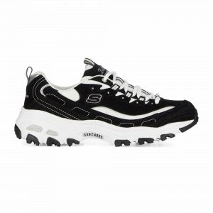 Image de Skechers D'Lites Me Time Basket tendance, pour femme, Noir (Bkw), 38 EU