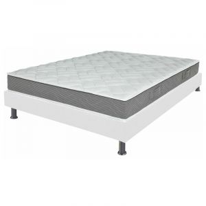 Image de Ebac Ensemble tapissier Storm Omega strech blanc 120x190 Literie